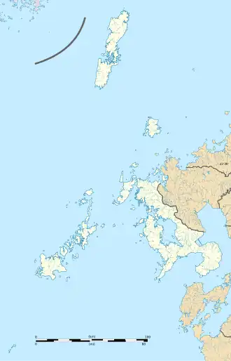 Kaneda Castle is located in Nagasaki Prefecture