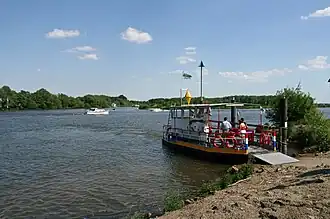 Ferry across the Maas