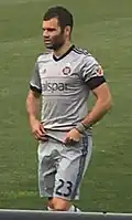 Nemanja Nikolic playing for the Chicago Fire in May 2018