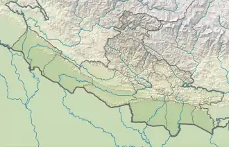 Map showing the location of Blackbuck Conservation Area