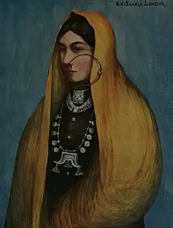 Image 13A 1905 painting of Nepalese woman (from Culture of Nepal)