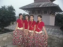 Image 11Nepali traditional Pahadi dress used for dance (from Culture of Nepal)