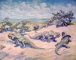 Nesting Protoceratops from Late Cretaceous