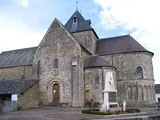 The church of Neuvy-en-Champagne
