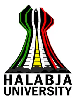 Halabja University Logo