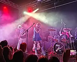 NewDad performing at The Dome, London in May 2025