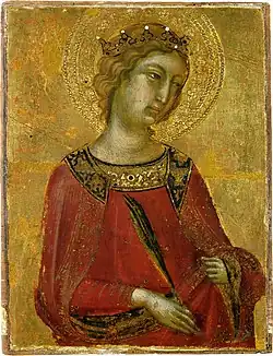 Niccolò di Segna, Saint Catherine of Alexandria (before 1348)