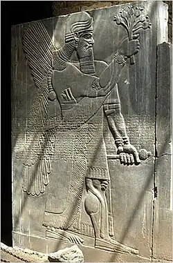 Stele with carved relief from Nimrud