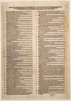 A paper with printed text