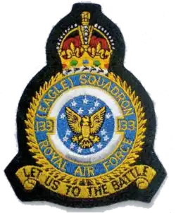 133 Eagle Squadron crest