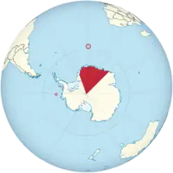 Dependencies of Norway (red)