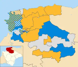 2003 results map