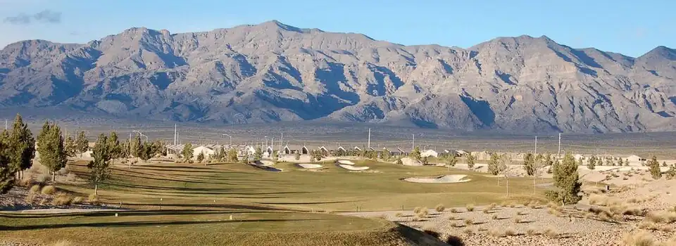 North Las Vegas and the surrounding Las Vegas Range