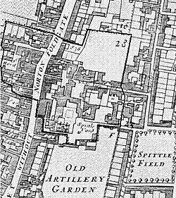 Norton Folgate in 1681
