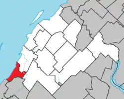 Location within Rivière-du-Loup RCM