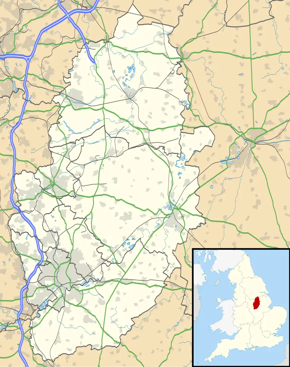Bramcote is located in Nottinghamshire