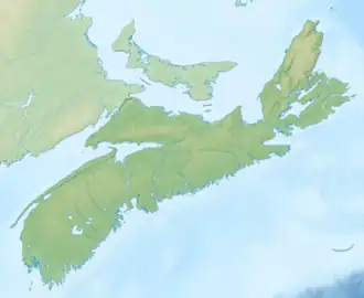 Barra Strait is located in Nova Scotia