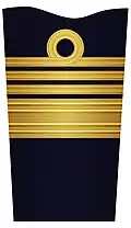 Insignia for Admiral (OF-9) in the Swedish Navy.