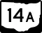 State Route 14A marker