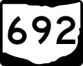 State Route 692 marker