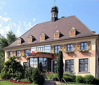The town hall in Obenheim