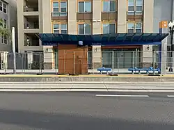 French Street station westbound platform