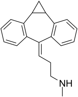 Chemical structure of Octriptyline