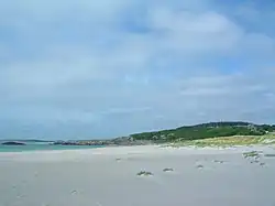 View of the local beach