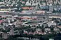 The old stadium, viewed from the Uetliberg
