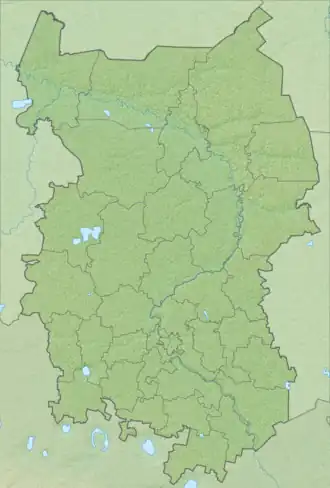 Ebeyty is located in Omsk Oblast