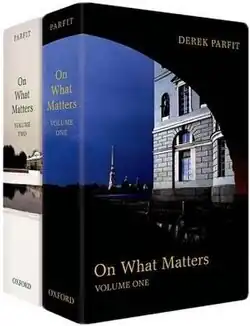 The two books with the first volume's cover showing