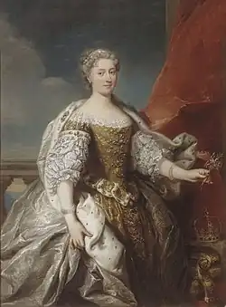 Catherine Opalińska, c. 1725 (Palace of Versailles).