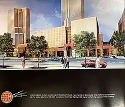 Original Triad Design Rendering, View of KSL