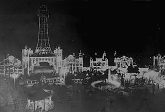 Luna Park, Osaka, one of two Japanese Luna Parks, was open to the public from 1912 to 1923. The original Tsutenkaku Tower was completed at the same time as the amusement park.