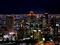 Night view from Umeda Sky Building