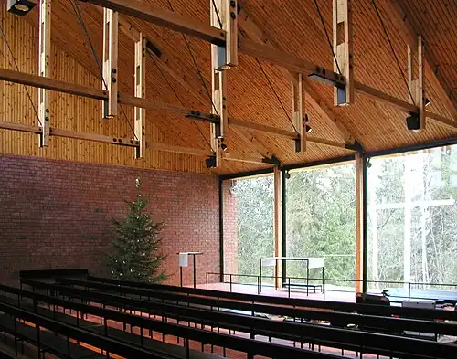 Otaniemi Chapel, Espoo, Kaija Siren (with Heikki Siren), 1954–1957.