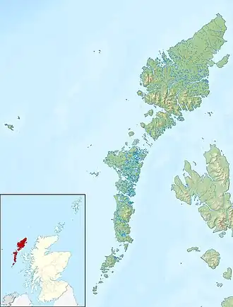 Hirta is located in Outer Hebrides