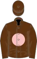 Brown, pink disc