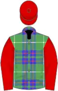 McIntrye tartan, red sleeves and cap