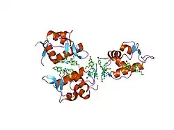 1rv1: CRYSTAL STRUCTURE OF HUMAN MDM2 WITH AN IMIDAZOLINE INHIBITOR