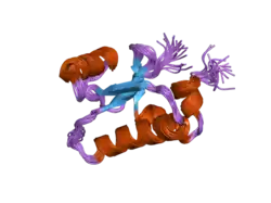 1sj6: NMR Structure and Regulated Expression in APL Cell of Human SH3BGRL3
