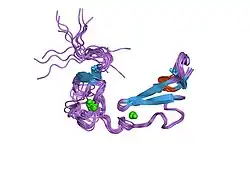 1xfe: Solution structure of the LA7-EGFA pair from the LDL receptor