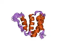 2abd: THE THREE-DIMENSIONAL STRUCTURE OF ACYL-COENZYME A BINDING PROTEIN FROM BOVINE LIVER. STRUCTURAL REFINEMENT USING HETERONUCLEAR MULTIDIMENSIONAL NMR SPECTROSCOPY