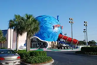 Former Planet Hollywood, demolished in 2015; current site of Carolina Ale House