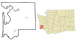 Location of Chinook, Washington