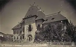 The Putna County Prefecture building from the interwar period.