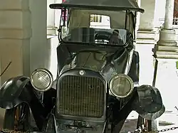 Pancho Villa's bullet-riddled Dodge in the Historical Museum of the Mexican Revolution