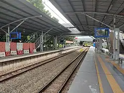 Station platform of Pantai Dalam station