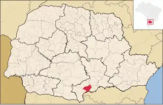 Location in Paraná, Brazil