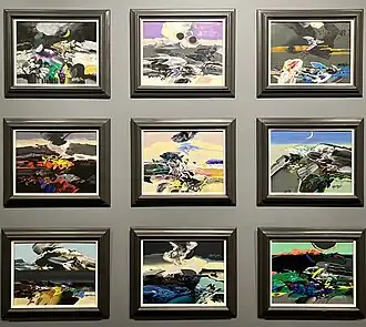 Various paintings by Alejandro Obregón